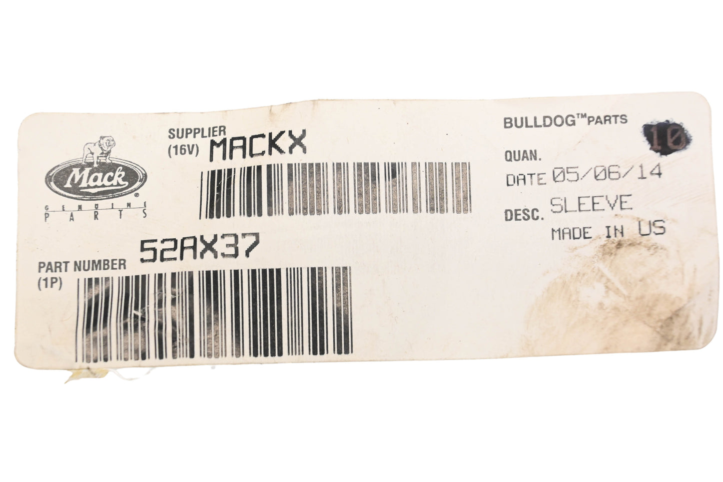 Mack 52AX37 Sleeve NOS