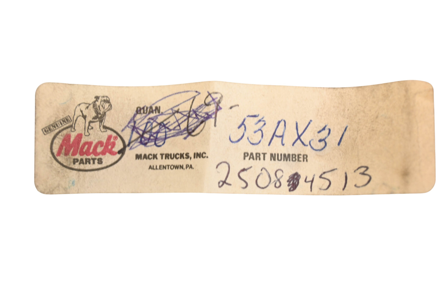 Mack 25084513, 53AX31 Nut NOS