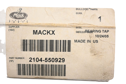 Mack 2104-550929, 2104550929, JM511910PK Bower Bearing Cup NOS