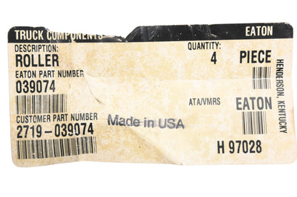 Eaton 39074, 2719-039074 Roller Kit NOS