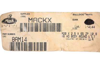 Mack 8AM14 Hex Head Bolt NOS