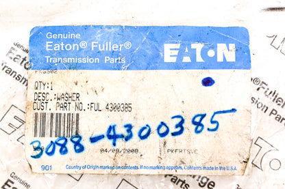 Eaton Fuller 4300385, 3088-4300385 Washer NOS