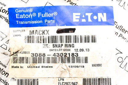 Mack 3088-4302183 Eaton Fuller Snap Rings Qty 2 NOS