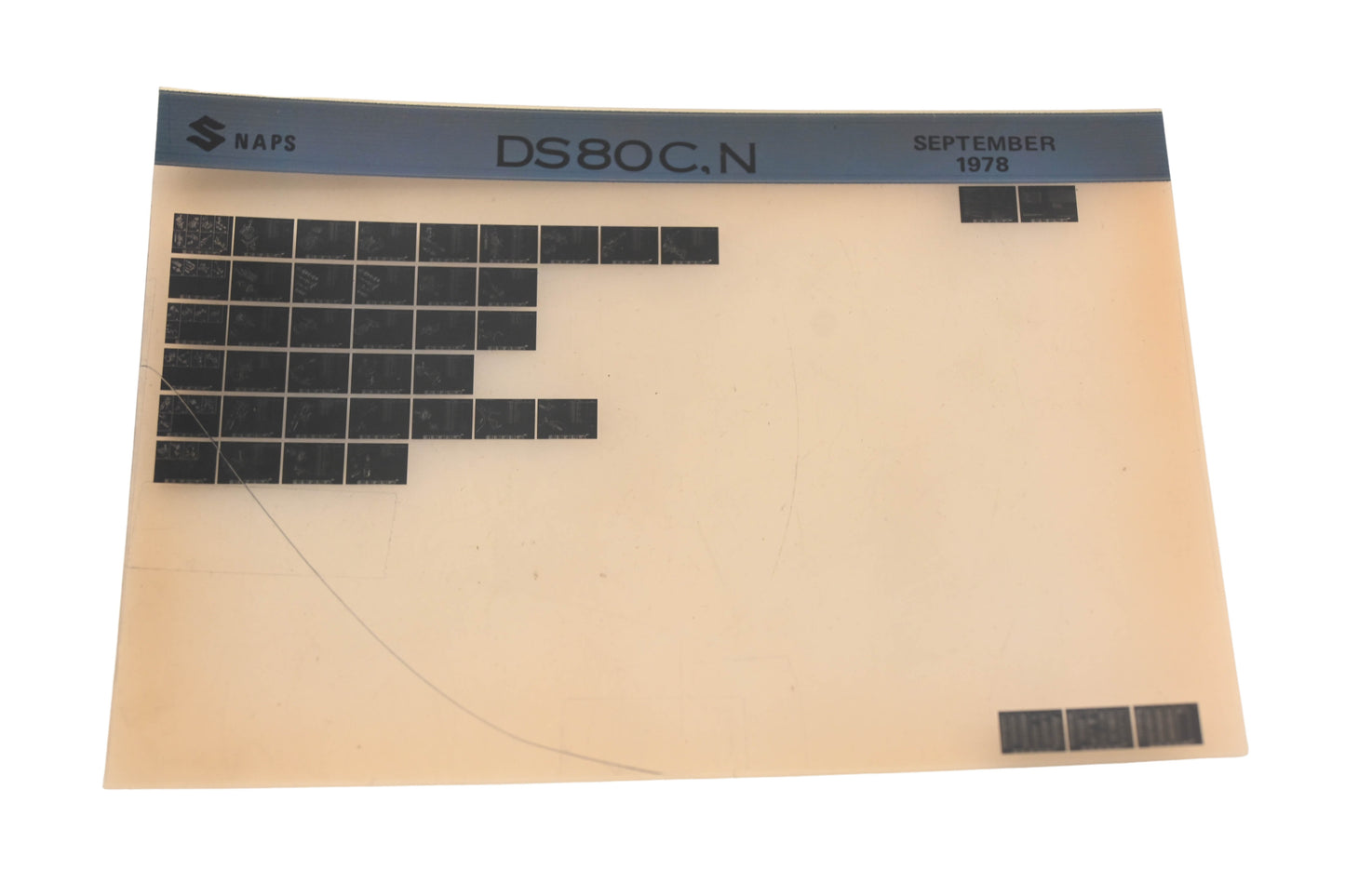 OEM Suzuki DS8CN Parts Catalog Microfiche Rev:9/1978