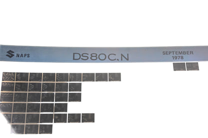 OEM Suzuki DS8CN Parts Catalog Microfiche Rev:9/1978