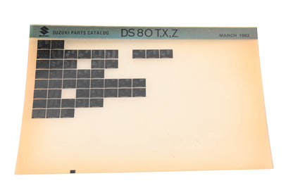 OEM Suzuki DS80TXZ DS80TXZ