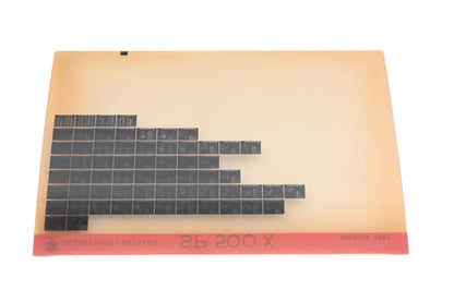 OEM Suzuki SP500X SP500 X Parts Catalog Microfiche Rev:3/1981