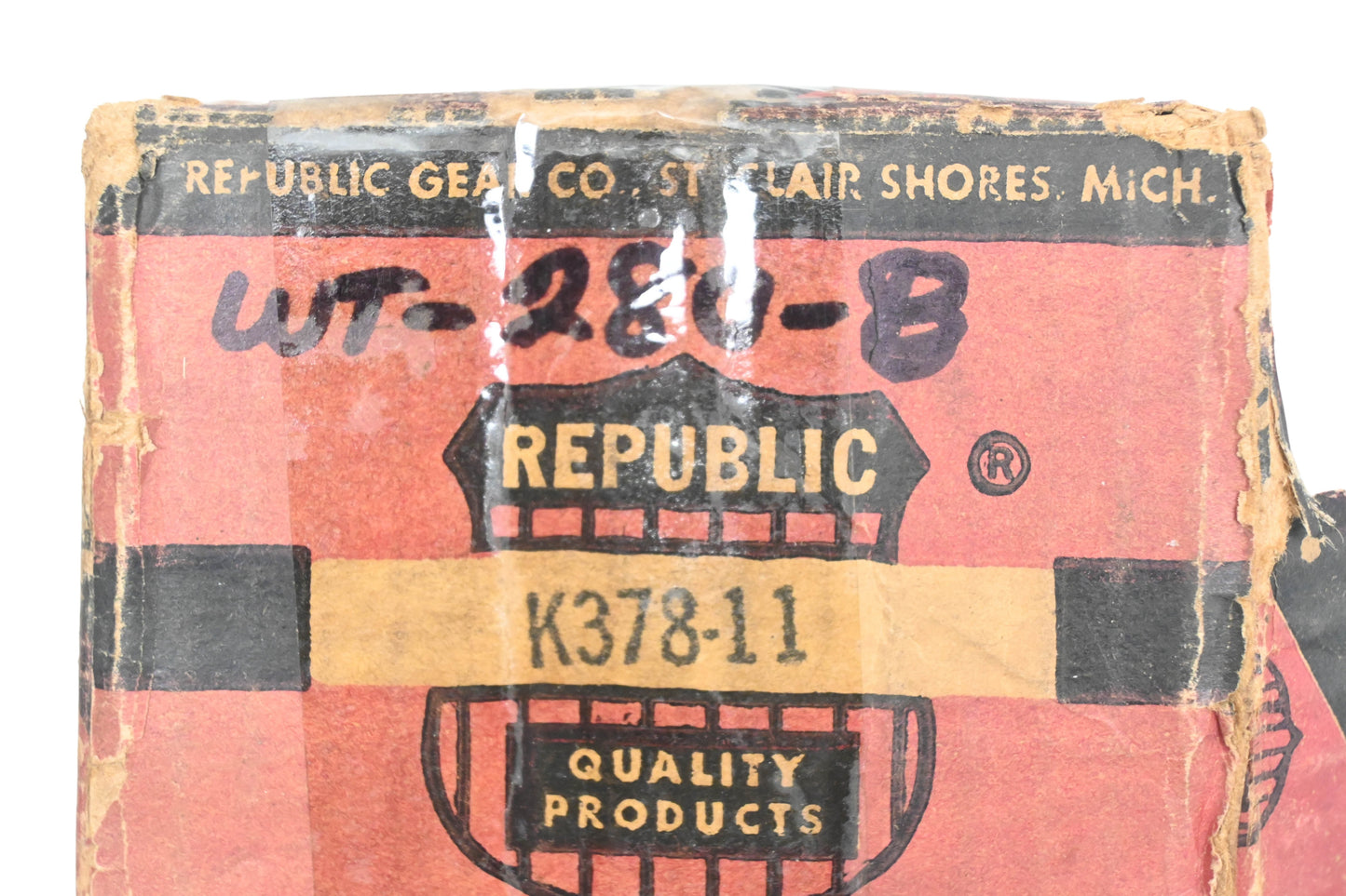 Republic K378-11, WT-280-8 Transmission Cluster Gear NOS