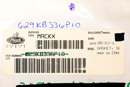 Mack 629KB336P10 Gasket NOS