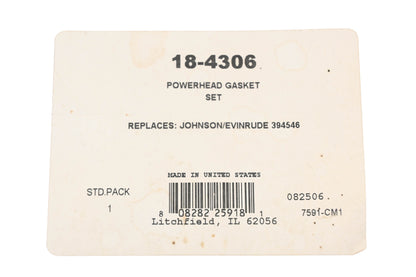 Sierra 18-4306, 394546 Powerhead Gasket Kit NOS