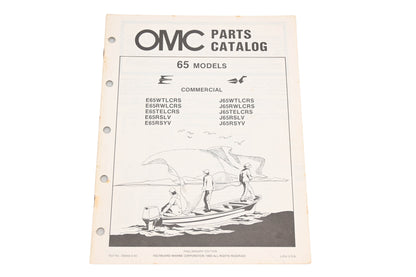 OMC 394666 1983 E65/J65 Model Parts Catalog