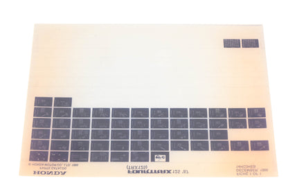 OEM Honda 14HC3HEB TRX125 Fourtrax125 1987 Parts Catalog Microfiche Rev:12/1986