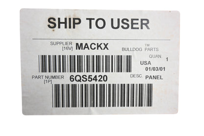 Mack 6QS5420, 25171344 Panel NOS