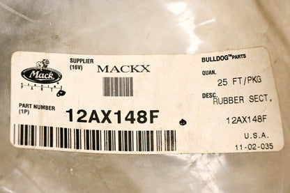 Mack 12AX148F Rubber Seal 25' NOS