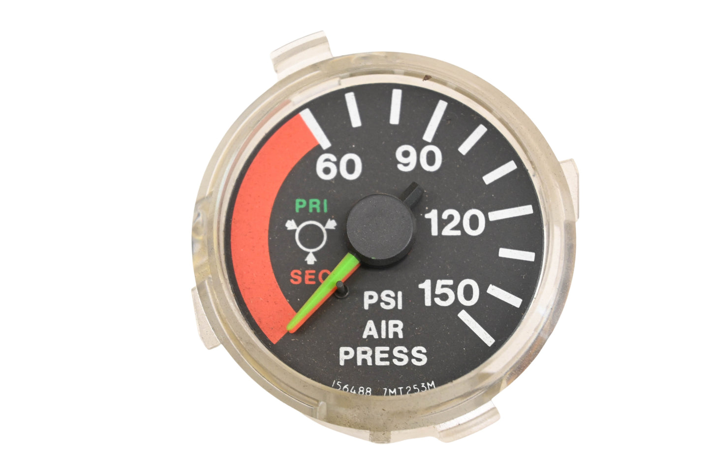 Mack 7MT253M, 156488 Air Pressure Gauge NOS