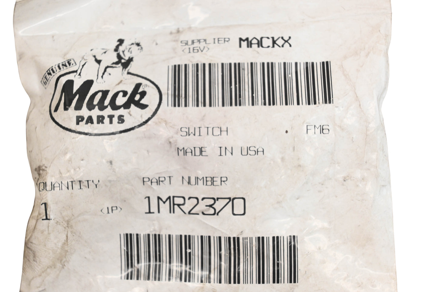 Mack 1MR2370, 20PS59-2 Switch NOS