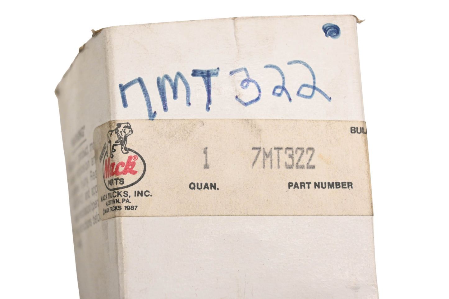 Mack 7MT322 Air Pressure Gauge NOS
