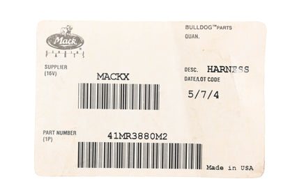 Mack 41MR3880M2 Coolant Level Sensor Harness NOS