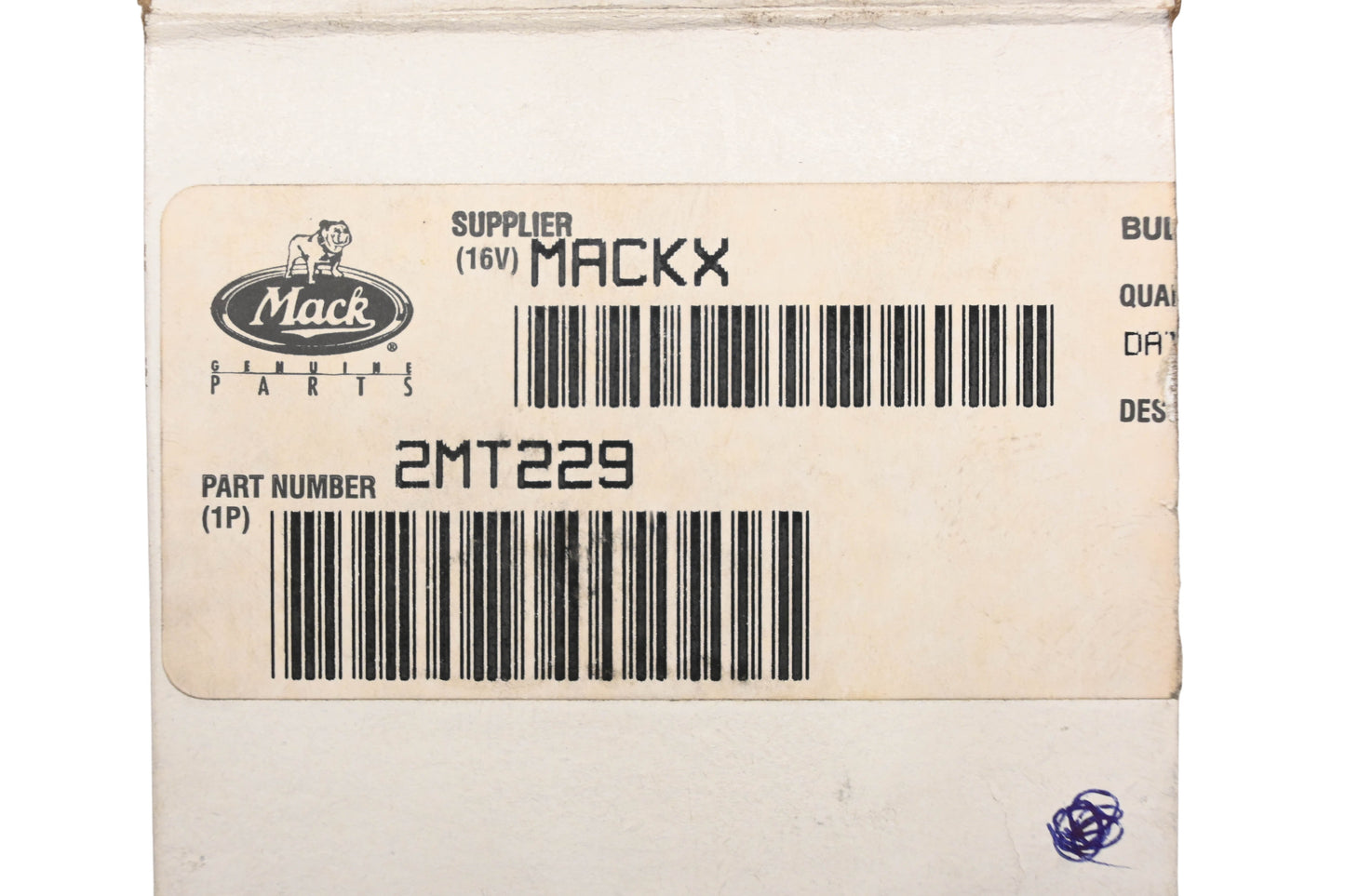 Mack 2MT229 Ammeter Gauge NOS