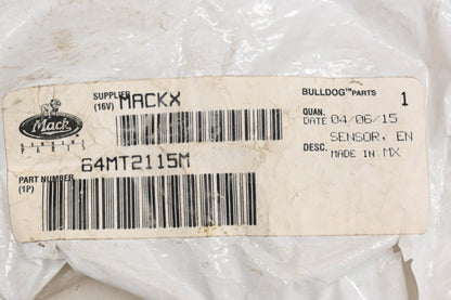 Mack 64MT2115M Oil Pressure Sensor NOS