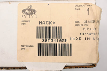 Mack 38MO4105M, 1375 VSM Amber Marker Lamp Kit NOS