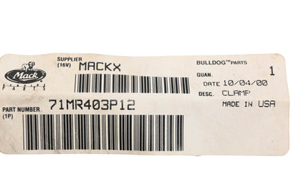 Mack 71MR403P12 Junction Block NOS