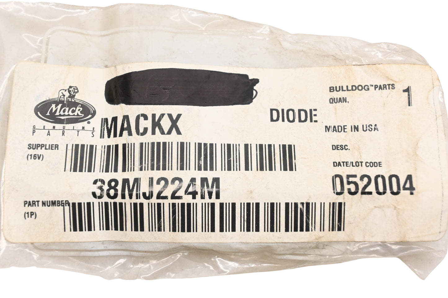 Mack 38MJ224M, 800 PIV3A Diode NOS