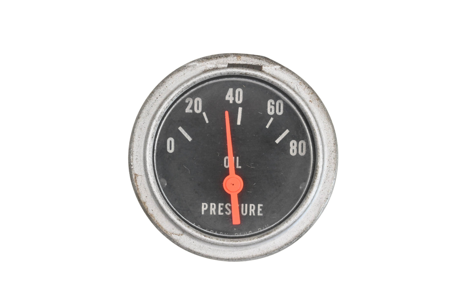 AC 6460621 Oil Pressure Gauge 0-80 PSI 1.75" Round NOS