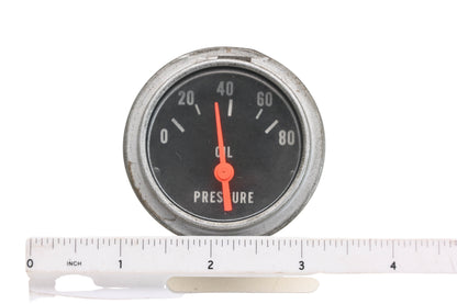 AC 6460621 Oil Pressure Gauge 0-80 PSI 1.75" Round NOS
