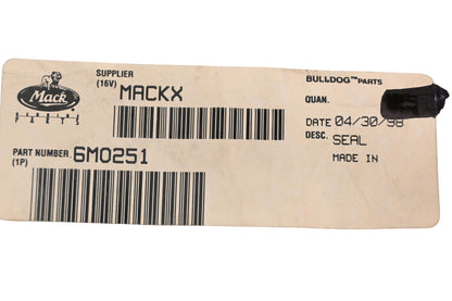 Mack 6MO251 Marker Lamp Base Seal NOS
