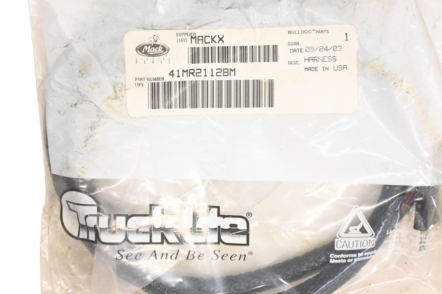 Mack 41MR21128M, TL 94739 Truck-Lite Pigtail Harness NOS