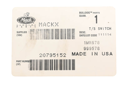 Mack 20795152, 1MR578, 99578 VSM Turn Signal NOS
