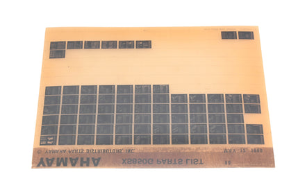 OEM Yamaha WE049-145 1980 XS850G Parts List Microfiche Rev:5/12/1980