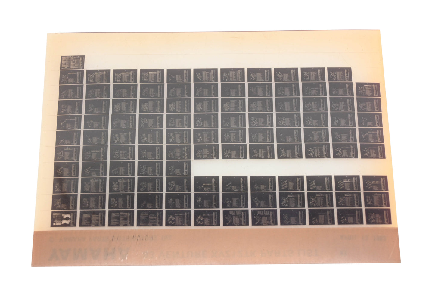 OEM Yamaha WE049-155 1983 Venture XVZ12TK Parts List Microfiche Rev:4/13/1983