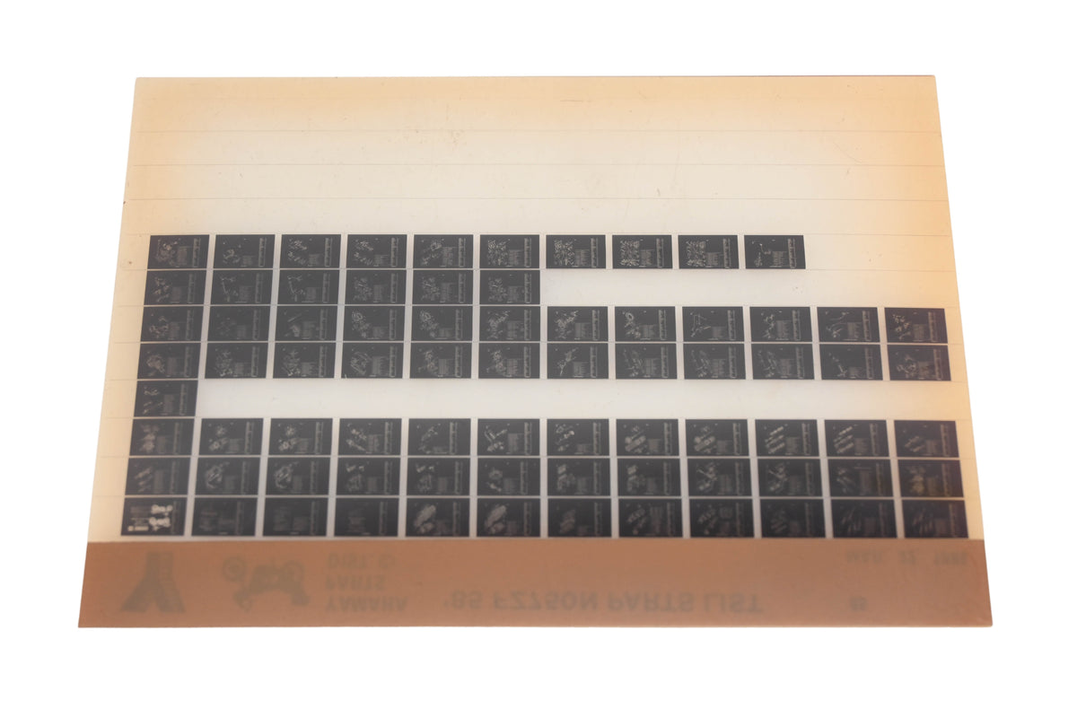 OEM Yamaha WE049-139 1985 FZ750N Parts List Microfiche Rev:3/22/1985