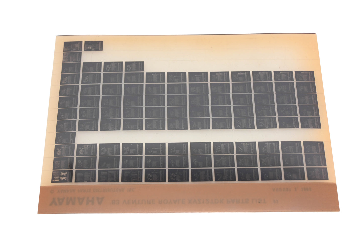 OEM Yamaha WE049-160 1983 Venture Royale XVZ12TDK Parts List Microfiche Rev:8/2/1983