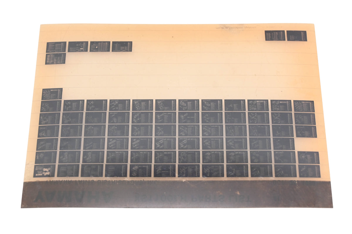 OEM Yamaha WE050-104 XS1100LH Parts List Microfiche Rev:10/28/1980
