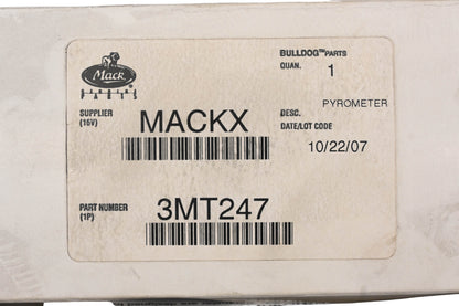 Mack 3MT247 Pyrometer Gauge Kit NOS
