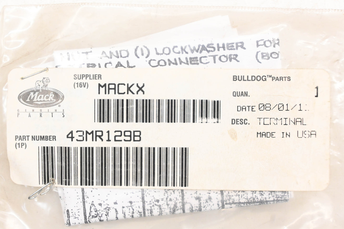 Mack 43MR129B, 25105921 Terminal NOS