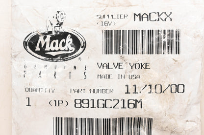 Mack 891GC216M Valve Yoke NOS