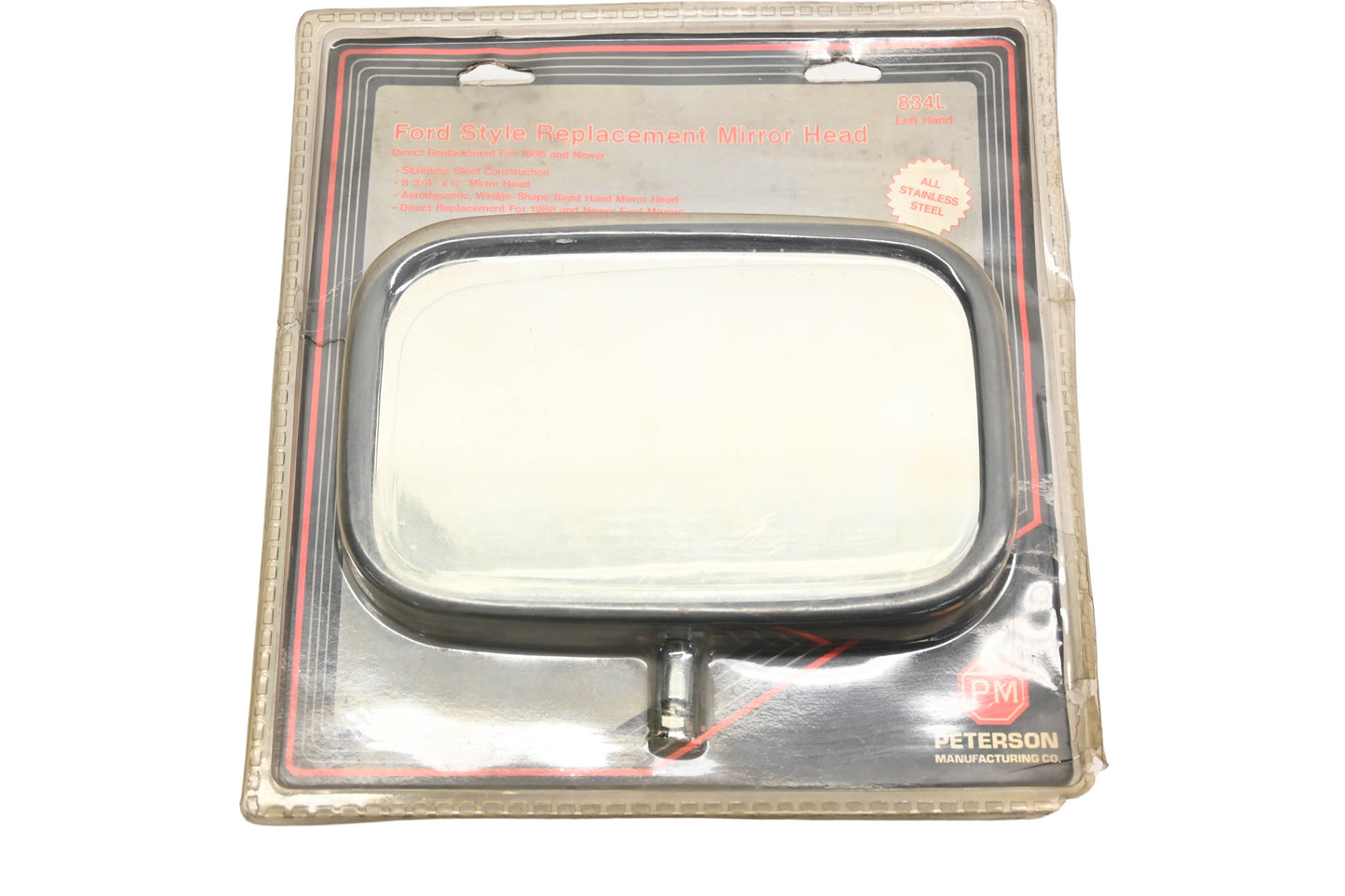 Peterson 834L Lefthand Ford Side Mirror NOS
