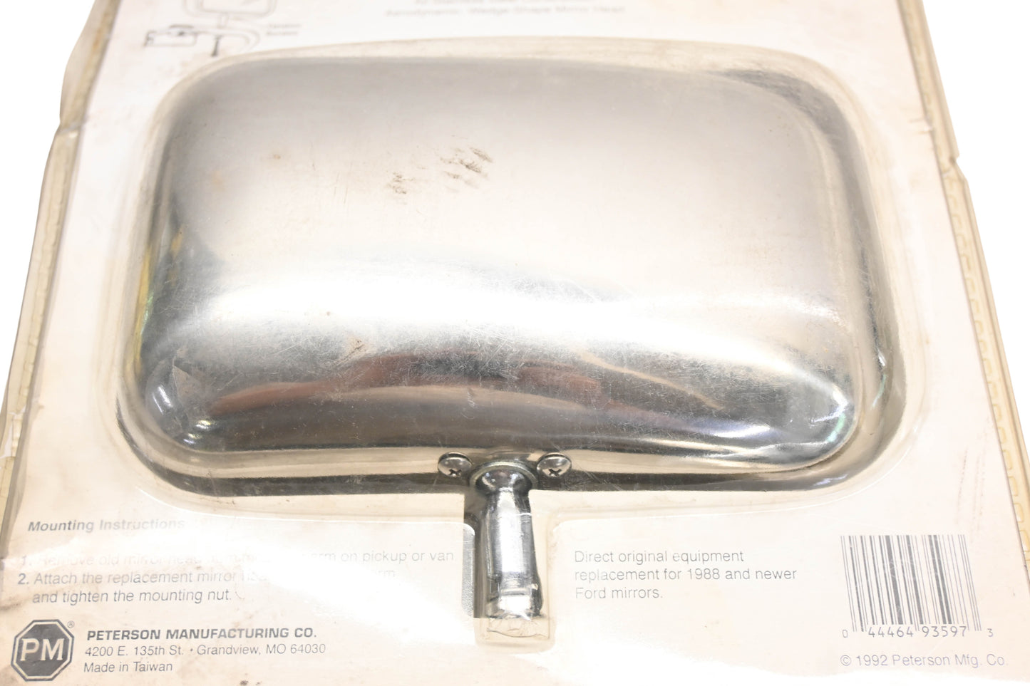 Peterson 834L Lefthand Ford Side Mirror NOS