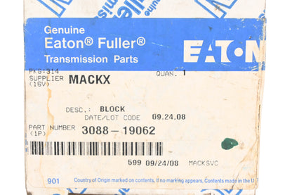 Mack 3088-19062, 19062 Eaton Fuller Shift Block NOS