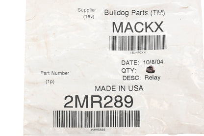 Mack 2MR289 Copper Relay NOS