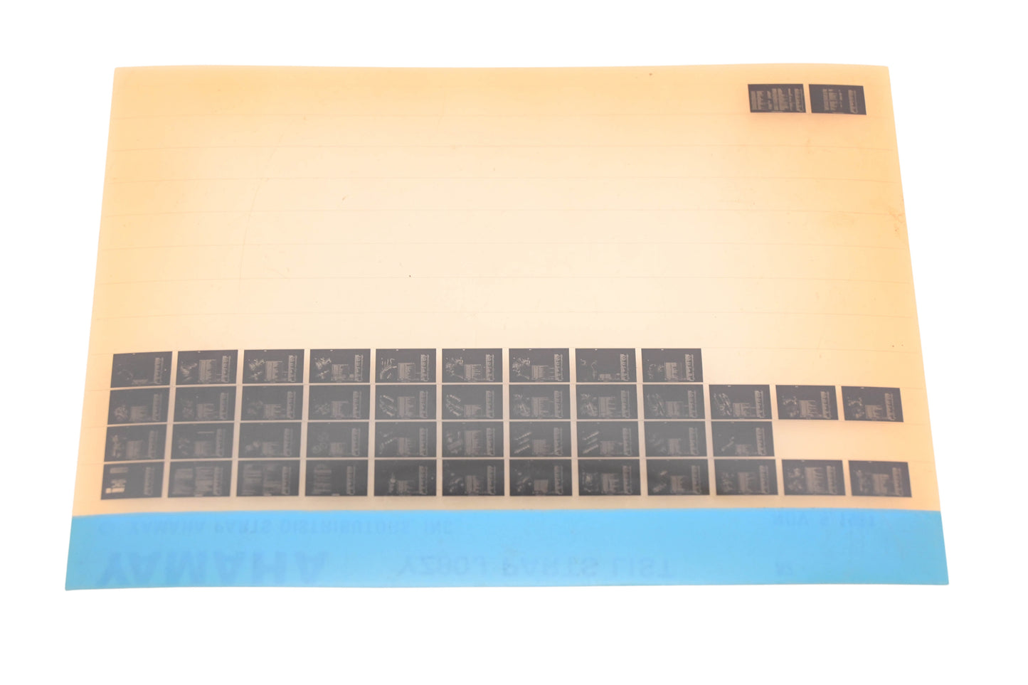 OEM Yamaha XM005-103 1982 YZ80J Parts List Microfiche Rev:11/5/1981