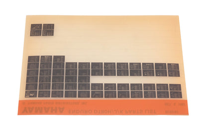 OEM Yamaha XM005-105 1981-83 Enduro DT80H/J/K Parts List Microfiche Rev:10/8/1982
