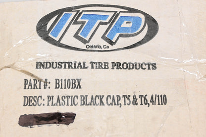 ITP B110BX Black Wheel Center Cap NOS