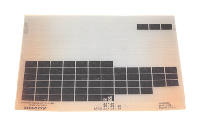OEM Honda 149500EE 1977-84 FL250 Parts List Microfiche Rev:5/1986