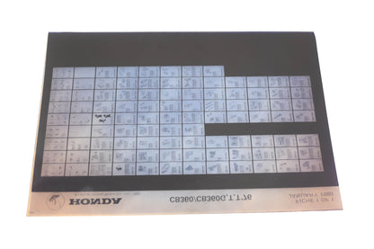 OEM Honda WE050-158 CB360/CB360G/T/T'76 Parts List Microfiche Rev:1/1980