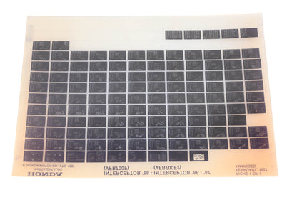 New OEM Honda 14MK8GED 1986 Interceptor VFR700F 1986-87 VFR700F2 Parts List Microfiche Rev:2/1987 NOS
